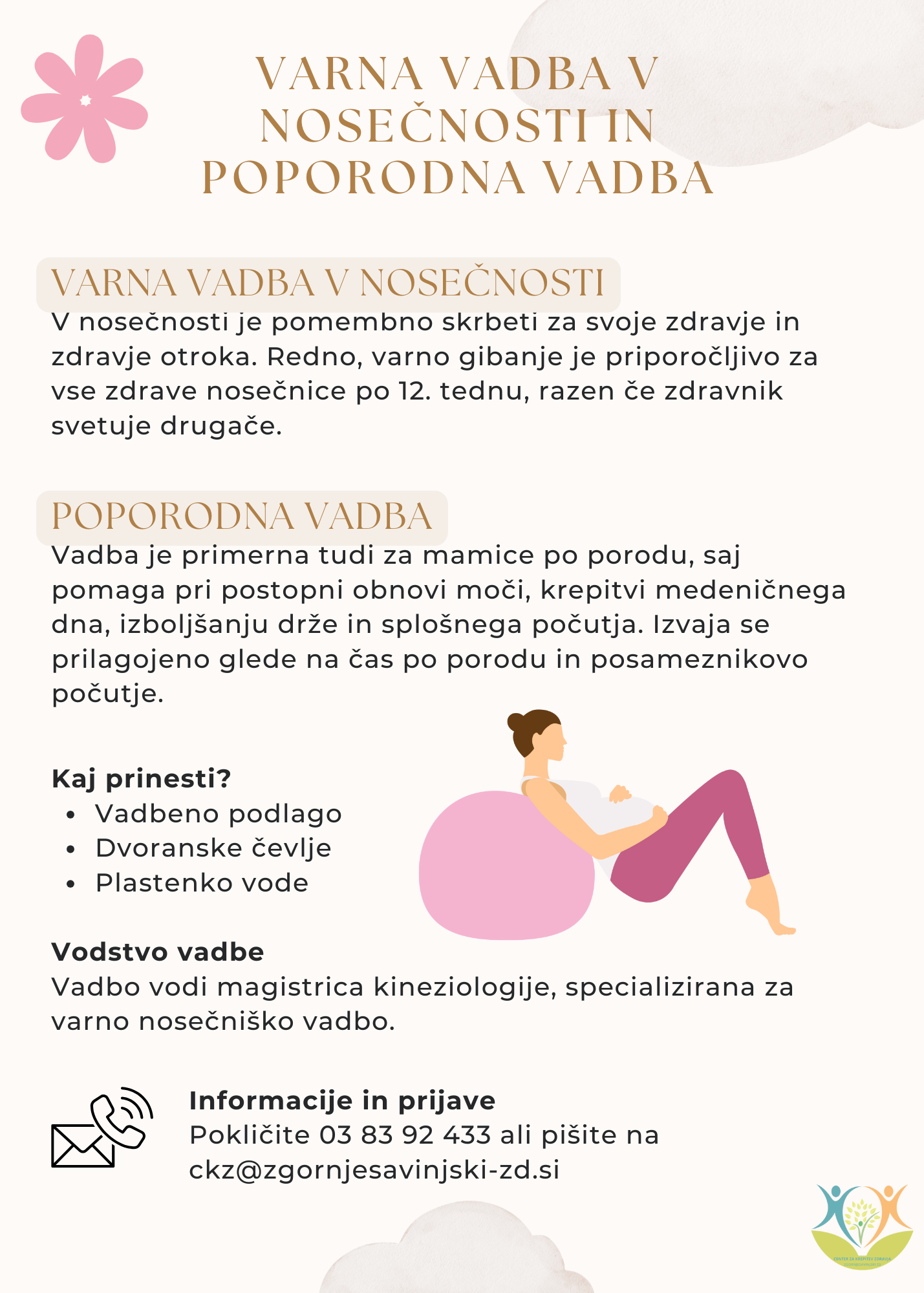 Vadba nosečke
