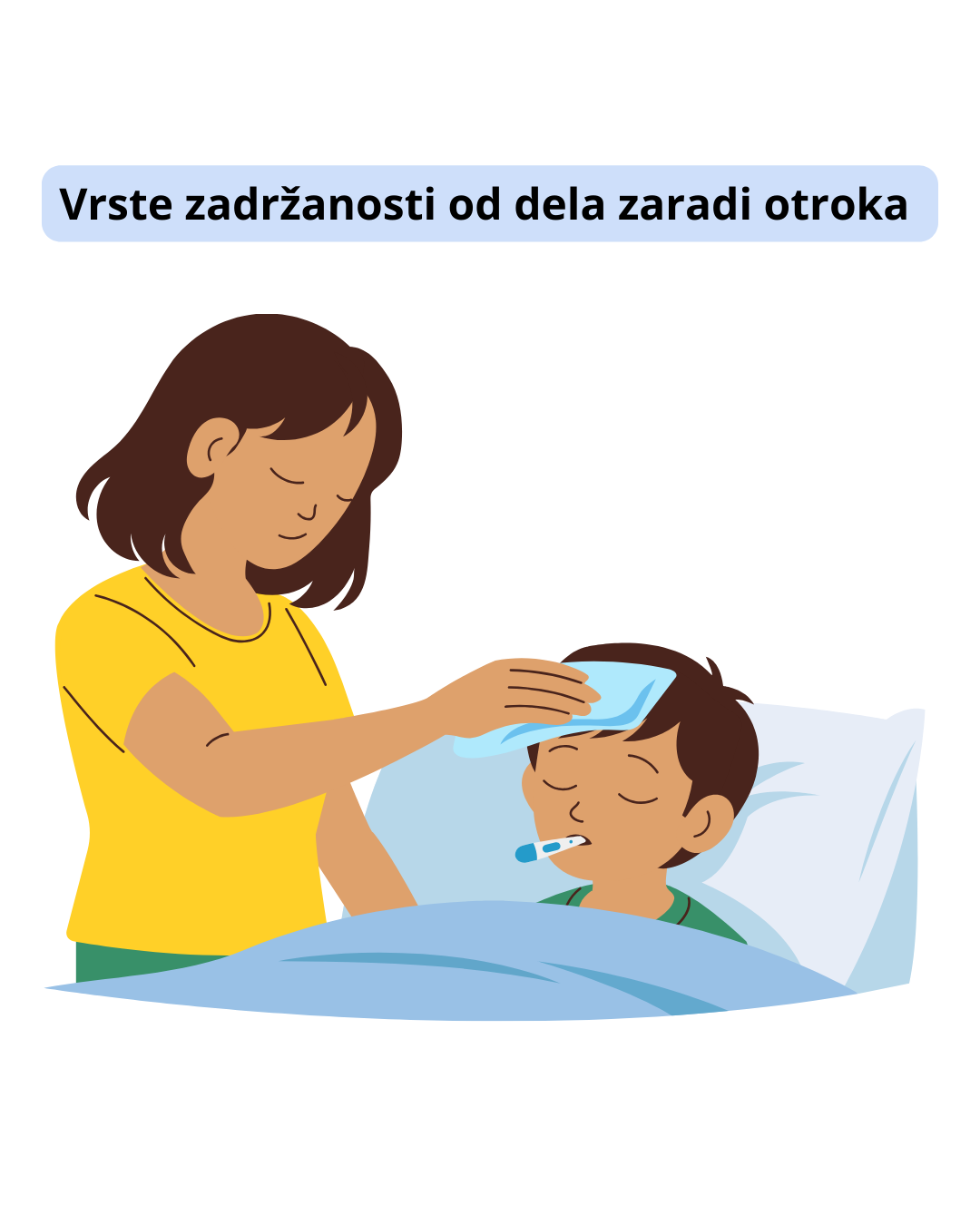Vrste zadržanosti od dela zaradi otroka